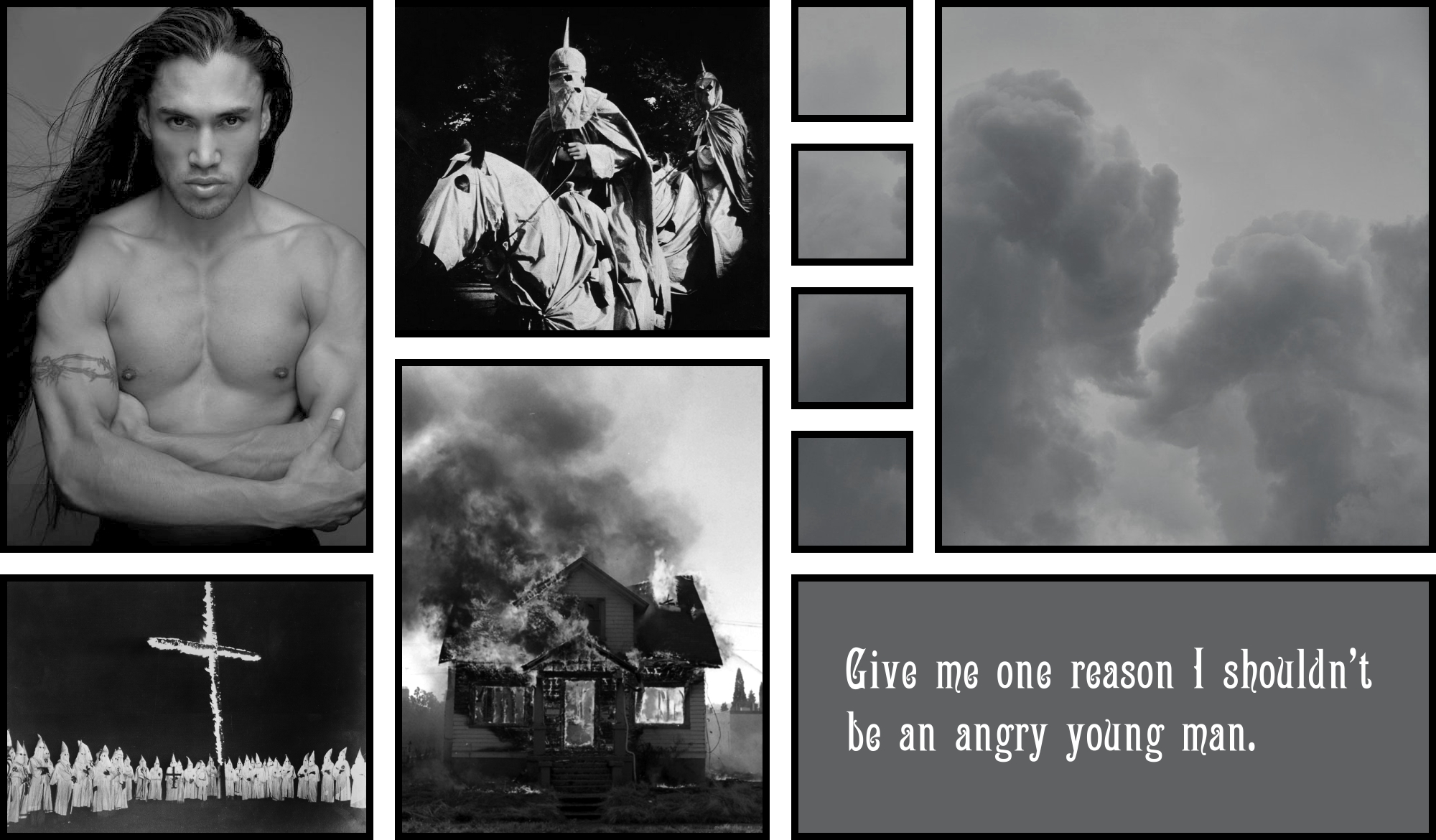grey mood board